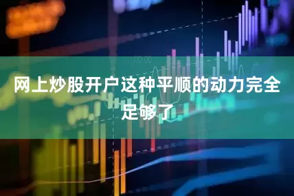 网上炒股开户这种平顺的动力完全足够了