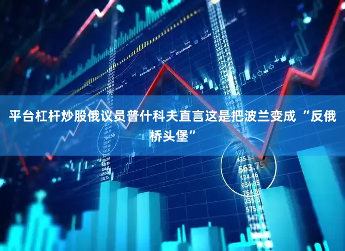 平台杠杆炒股俄议员普什科夫直言这是把波兰变成 “反俄桥头堡”